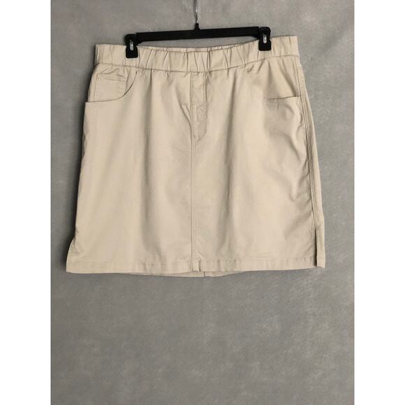 Jag Dresses & Skirts - JAG On The Go Skort Women's 20W Mid Rise Stone NEW